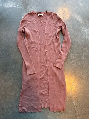 Abercrombie & Fitch Ribbed Button-Front Cardigan